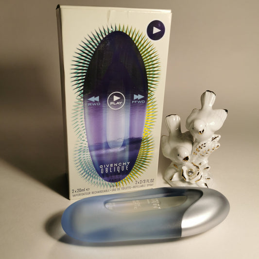 Oblique Play by Givenchy 2x20ml EDT Spray VINTAGE
